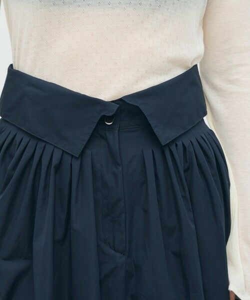 TOMORROWLAND / トゥモローランド ミニ・ひざ丈スカート | 【WEB先行予約】コットンタイプライター ウエストタックスカート | 詳細6