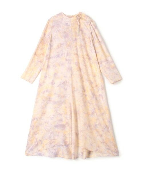 TOMORROWLAND / トゥモローランド ロング・マキシ丈ワンピース | 【WEB先行予約】キュプラシルク サックシルエットワンピース（72 ライトパープル系）