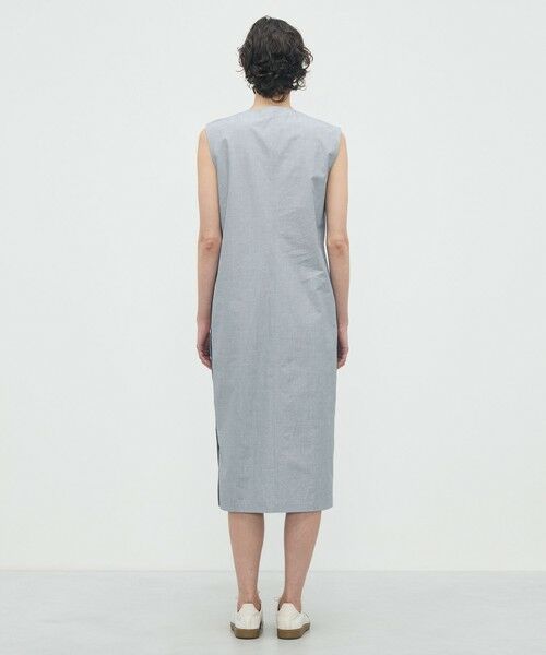 TOMORROWLAND / トゥモローランド ミニ丈・ひざ丈ワンピース | 【WEB先行予約】ヘアライン サイドボタンワンピース | 詳細3