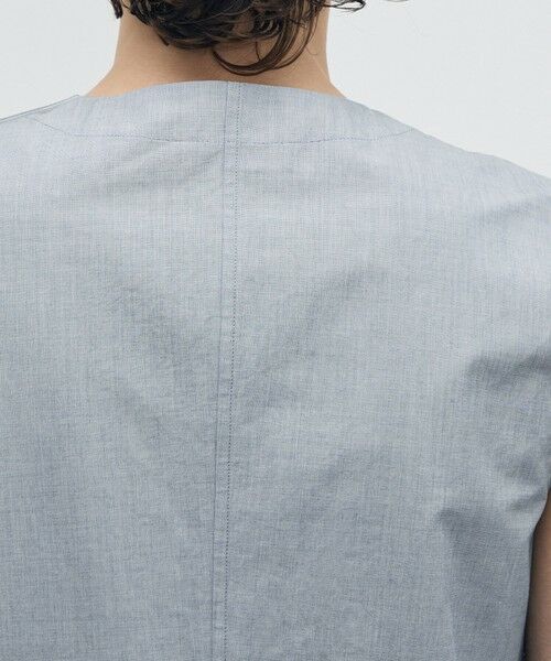 TOMORROWLAND / トゥモローランド ミニ丈・ひざ丈ワンピース | 【WEB先行予約】ヘアライン サイドボタンワンピース | 詳細5