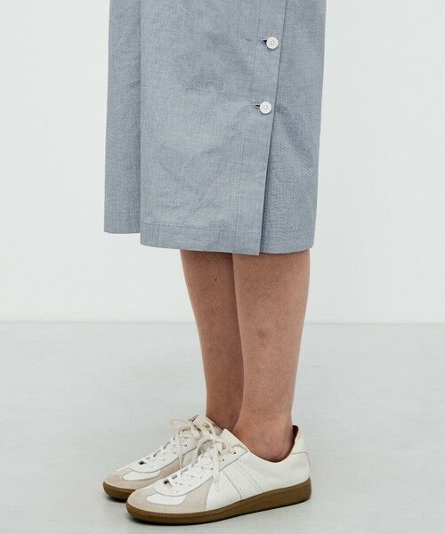 TOMORROWLAND / トゥモローランド ミニ丈・ひざ丈ワンピース | 【WEB先行予約】ヘアライン サイドボタンワンピース | 詳細7