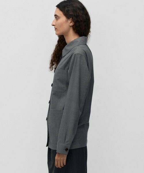 TOMORROWLAND / トゥモローランド その他アウター | ウールトロピカル シャツジャケット | 詳細3