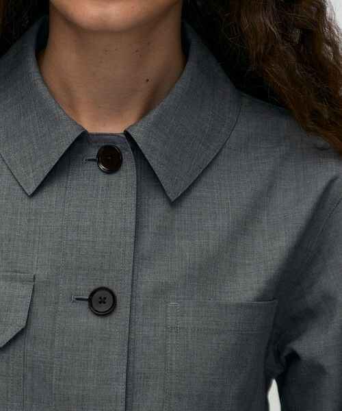 TOMORROWLAND / トゥモローランド その他アウター | ウールトロピカル シャツジャケット | 詳細5