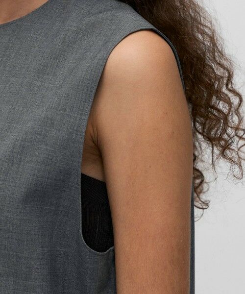 TOMORROWLAND / トゥモローランド ベスト | ウールトロピカル ラウンドネックベスト | 詳細6