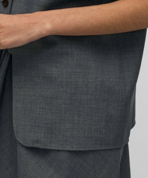 TOMORROWLAND / トゥモローランド ベスト | ウールトロピカル ラウンドネックベスト | 詳細8