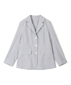 TOMORROWLAND / トゥモローランド テーラードジャケット | 【WEB先行予約】ヘアライン スリーボタンジャケット
