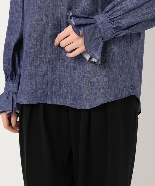 TOMORROWLAND / トゥモローランド シャツ・ブラウス | BOURRIENNE BOUDOIR リネン フリルシャツ | 詳細8