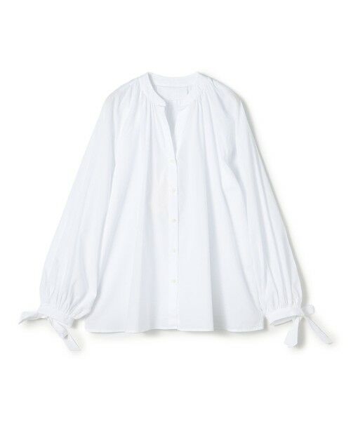 TOMORROWLAND / トゥモローランド シャツ・ブラウス | BOURRIENNE FLIRT コットン ギャザーブラウス（11 ホワイト）