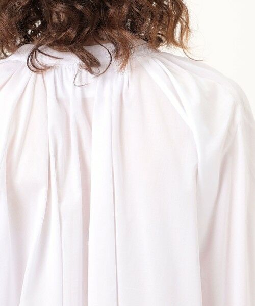 TOMORROWLAND / トゥモローランド シャツ・ブラウス | BOURRIENNE FLIRT コットン ギャザーブラウス | 詳細6