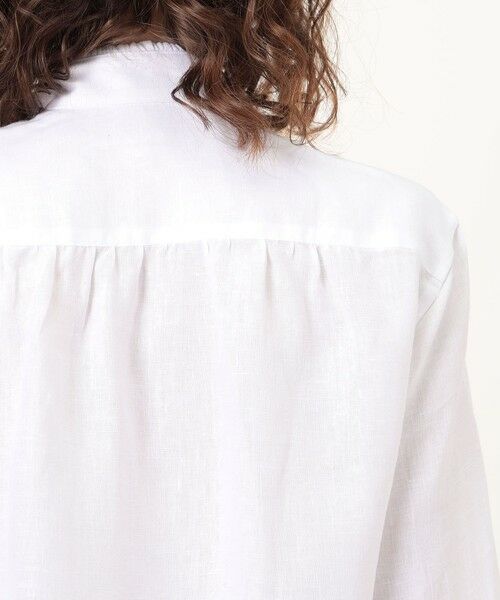 TOMORROWLAND / トゥモローランド シャツ・ブラウス | BOURRIENNE BOUDOIR リネン フリルシャツ | 詳細6