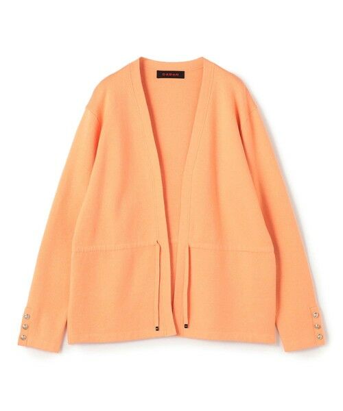 TOMORROWLAND / トゥモローランド カーディガン・ボレロ | コットンカシミヤ Vカラーレスカーディガン | 詳細1