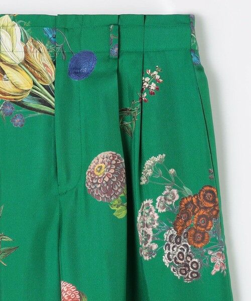 TOMORROWLAND / トゥモローランド その他パンツ | シルク BOUQUETプリント 2タックワイドパンツ | 詳細3