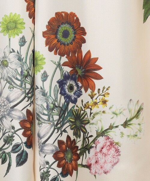 TOMORROWLAND / トゥモローランド その他パンツ | シルク BOUQUETプリント 2タックワイドパンツ | 詳細7