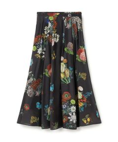 TOMORROWLAND / トゥモローランド ロング・マキシ丈スカート | シルク BOUQUETプリント フレアスカート