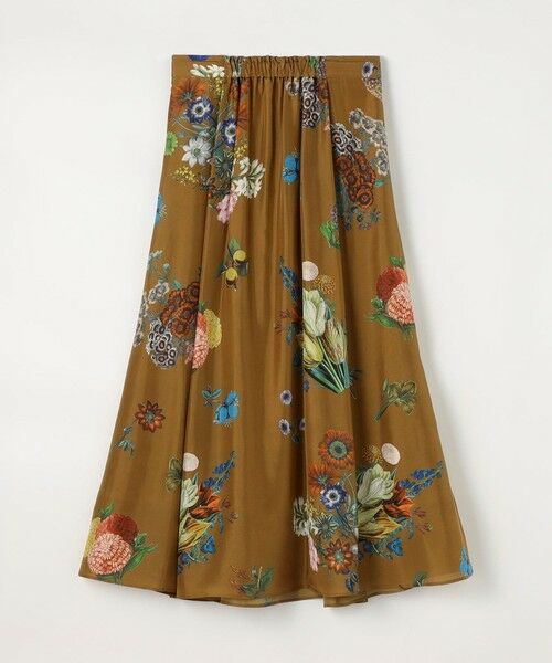 TOMORROWLAND / トゥモローランド ロング・マキシ丈スカート | シルク BOUQUETプリント フレアスカート | 詳細2