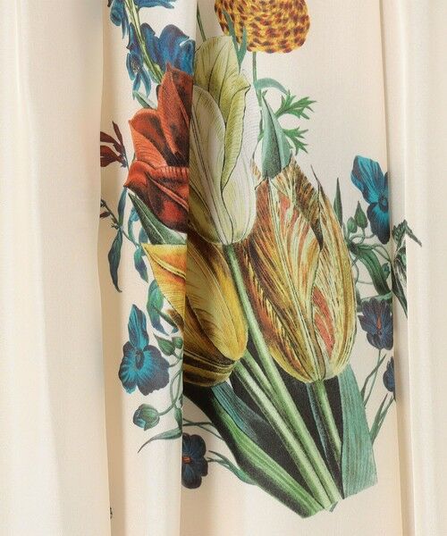 TOMORROWLAND / トゥモローランド ロング・マキシ丈スカート | シルク BOUQUETプリント フレアスカート | 詳細8