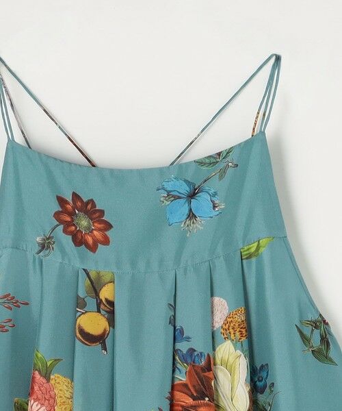 TOMORROWLAND / トゥモローランド ロング・マキシ丈ワンピース | シルク BOUQUETプリント キャミソールワンピース | 詳細3