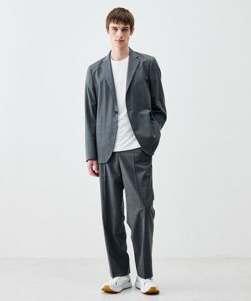 TOMORROWLAND / トゥモローランド スラックス・ドレスパンツ | Super140’sトロピカルウール スラックス | 詳細1