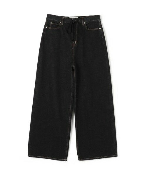 TOMORROWLAND / トゥモローランド デニムパンツ | ブラックデニム ドローコードパンツ（19 ブラック）