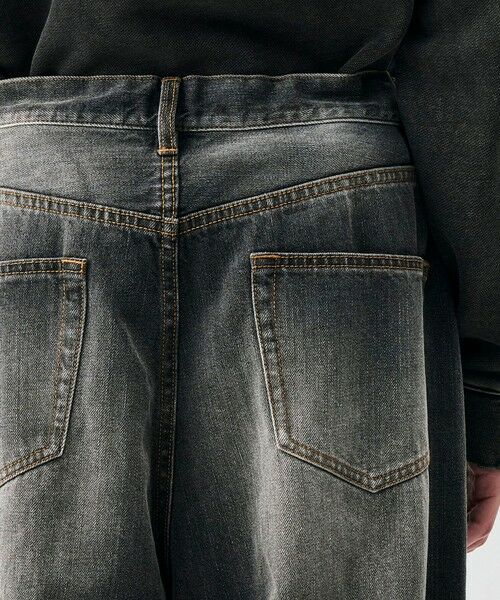 TOMORROWLAND / トゥモローランド デニムパンツ | ブラックデニム ドローコードパンツ | 詳細6