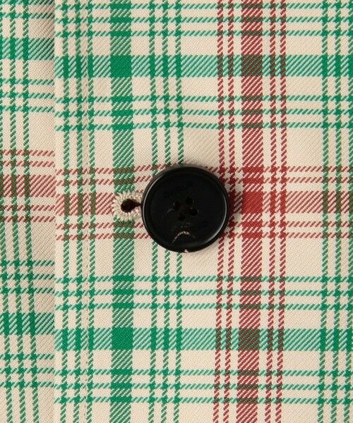 TOMORROWLAND / トゥモローランド テーラードジャケット | ポリエステルコットン チェックテーラードジャケット | 詳細10