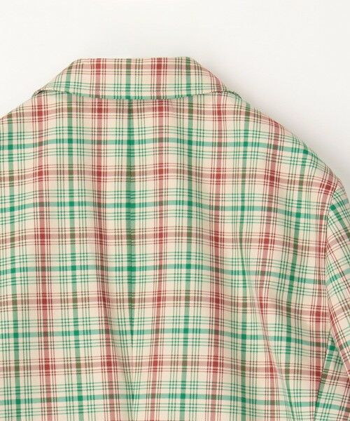 TOMORROWLAND / トゥモローランド テーラードジャケット | ポリエステルコットン チェックテーラードジャケット | 詳細4