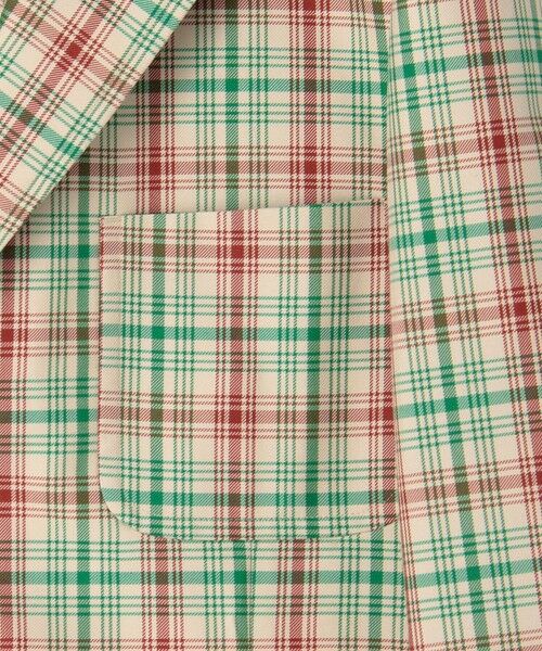 TOMORROWLAND / トゥモローランド テーラードジャケット | ポリエステルコットン チェックテーラードジャケット | 詳細6