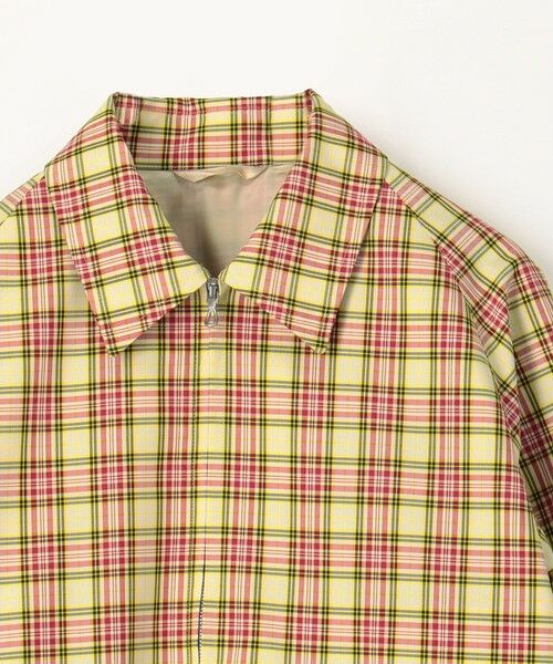 TOMORROWLAND / トゥモローランド ブルゾン | ポリエステル チェックダブルジップブルゾン | 詳細3