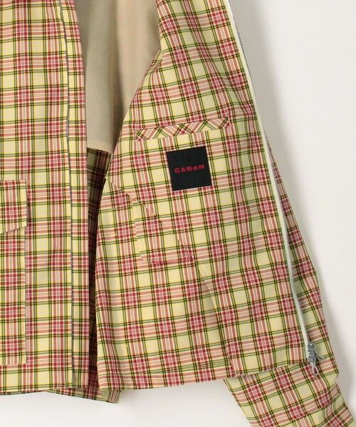 TOMORROWLAND / トゥモローランド ブルゾン | ポリエステル チェックダブルジップブルゾン | 詳細5