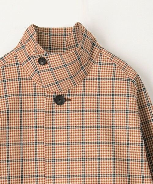 TOMORROWLAND / トゥモローランド その他アウター | コットンツイル グリッドチェッスタンドカラーコート | 詳細3