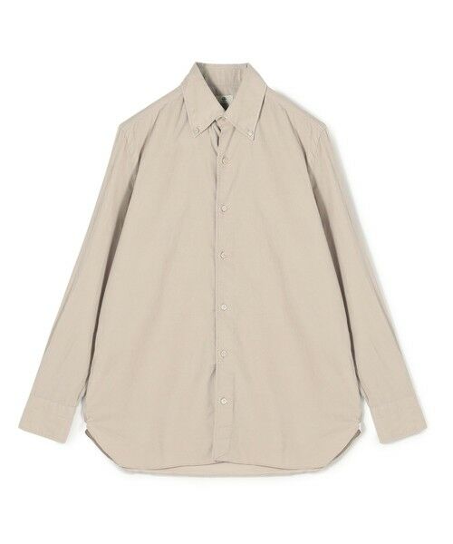TOMORROWLAND / トゥモローランド シャツ・ブラウス | 【別注】LUIGI BORRELLI GABLE コットンコーデュロイ ボタンダウンシャツ（13 ライトベージュ）