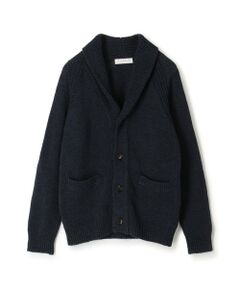 TOMORROWLAND / トゥモローランド カーディガン・ボレロ | リネンコットン ショールカラー ニットカーディガン