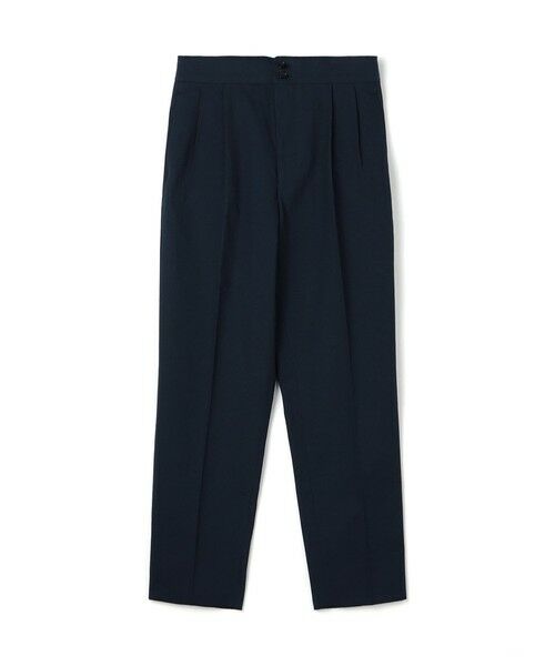 TOMORROWLAND / トゥモローランド スラックス・ドレスパンツ | コットンカルゼ バックベルト ペグトップスラックス SOLBIATI（69 ネイビー）