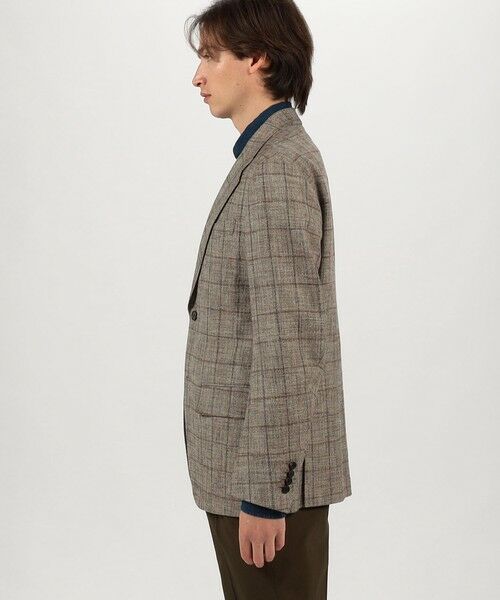 TOMORROWLAND / トゥモローランド テーラードジャケット | レーヨンシルクリネン シングルブレステッド 2Bジャケット | 詳細3