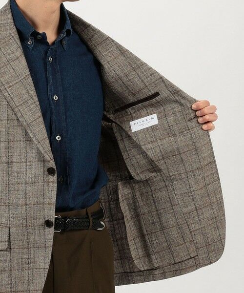 TOMORROWLAND / トゥモローランド テーラードジャケット | レーヨンシルクリネン シングルブレステッド 2Bジャケット | 詳細5