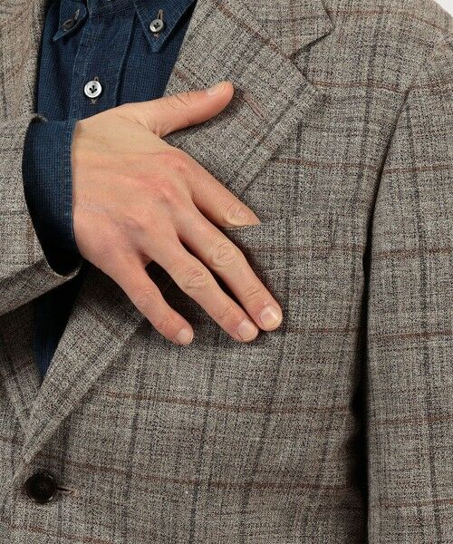 TOMORROWLAND / トゥモローランド テーラードジャケット | レーヨンシルクリネン シングルブレステッド 2Bジャケット | 詳細8
