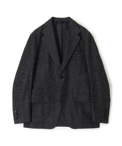 TOMORROWLAND / トゥモローランド テーラードジャケット | シルクウール シングルブレステッド 2Bジャケット（69 ネイビー）