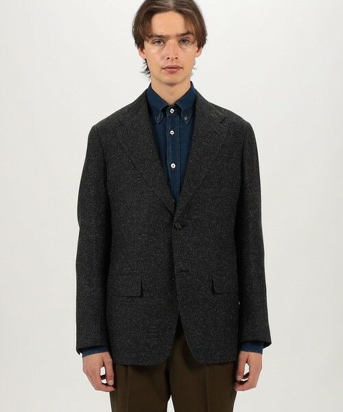 TOMORROWLAND / トゥモローランド テーラードジャケット | シルクウール シングルブレステッド 2Bジャケット | 詳細2