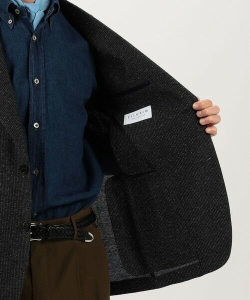 TOMORROWLAND / トゥモローランド テーラードジャケット | シルクウール シングルブレステッド 2Bジャケット | 詳細5