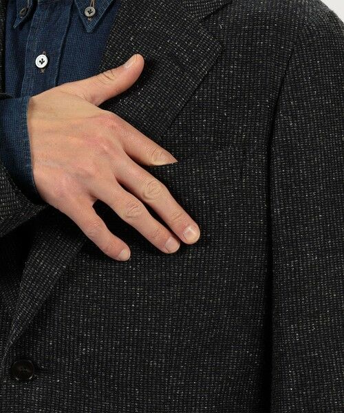 TOMORROWLAND / トゥモローランド テーラードジャケット | シルクウール シングルブレステッド 2Bジャケット | 詳細8