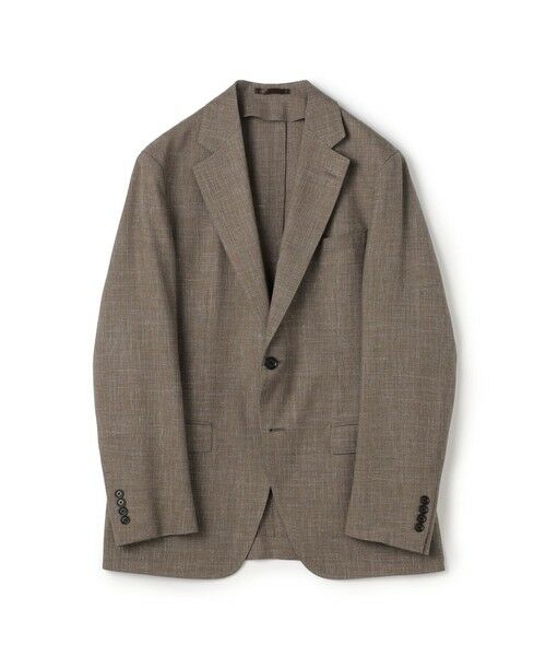 TOMORROWLAND / トゥモローランド テーラードジャケット | ウールシルクリネン シングルブレステッド 2Bジャケット SUMMER TIME LORO PIANA（45 ライトブラウン）