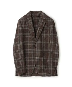 TOMORROWLAND / トゥモローランド テーラードジャケット | ヴィスコースコットンポリエステル サマーブークレ シングルブレステッド2Bジャケット ANGELICO