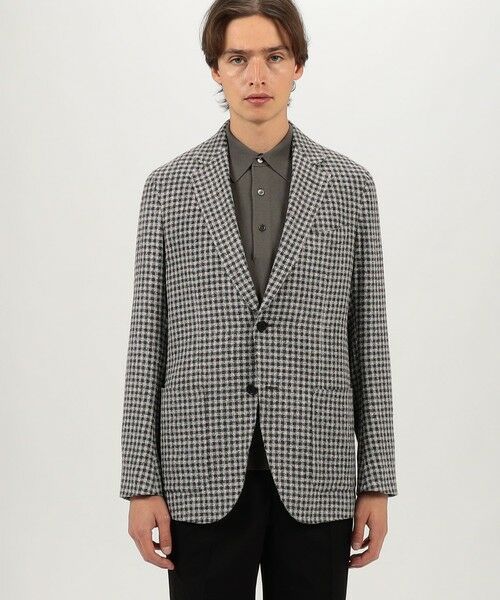 TOMORROWLAND / トゥモローランド テーラードジャケット | ヴィスコースコットンポリエステル サマーブークレ シングルブレステッド2Bジャケット ANGELICO | 詳細2