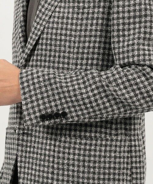 TOMORROWLAND / トゥモローランド テーラードジャケット | ヴィスコースコットンポリエステル サマーブークレ シングルブレステッド2Bジャケット ANGELICO | 詳細7