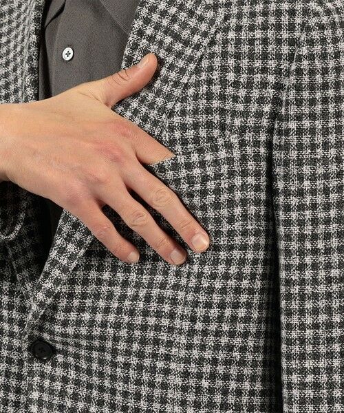 TOMORROWLAND / トゥモローランド テーラードジャケット | ヴィスコースコットンポリエステル サマーブークレ シングルブレステッド2Bジャケット ANGELICO | 詳細8