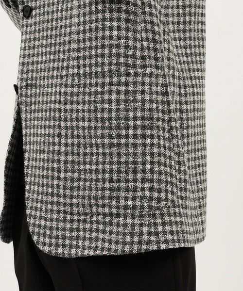 TOMORROWLAND / トゥモローランド テーラードジャケット | ヴィスコースコットンポリエステル サマーブークレ シングルブレステッド2Bジャケット ANGELICO | 詳細9