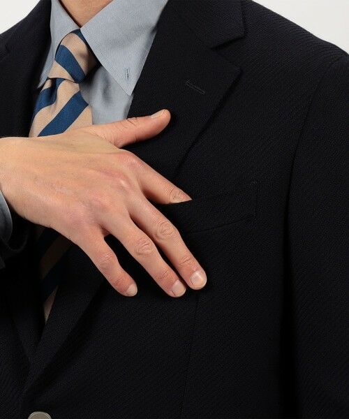 TOMORROWLAND / トゥモローランド テーラードジャケット | ウール 3Dルック シングルブレステッド2Bジャケット ANGELICO | 詳細8