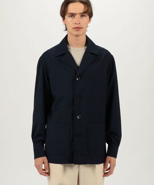 TOMORROWLAND / トゥモローランド ブルゾン | ウールトロピカル ハンドカバーシャツブルゾン | 詳細2