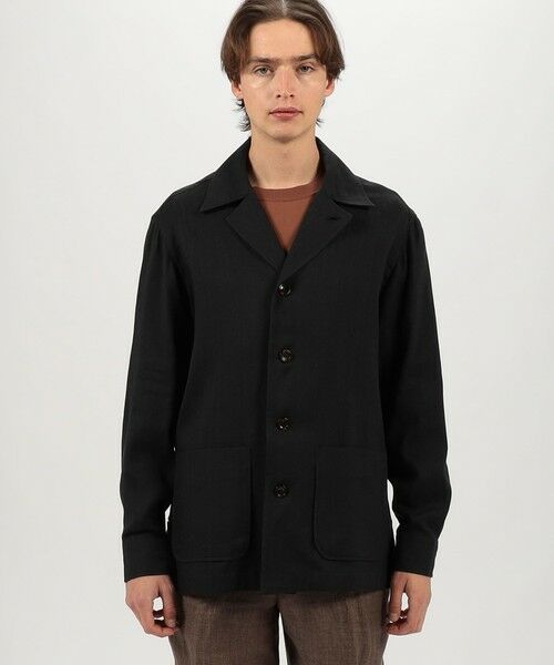 TOMORROWLAND / トゥモローランド ブルゾン | リネンコットンヘリンボーン ハンドカバーシャツブルゾン | 詳細2