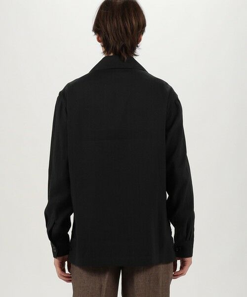 TOMORROWLAND / トゥモローランド ブルゾン | リネンコットンヘリンボーン ハンドカバーシャツブルゾン | 詳細4